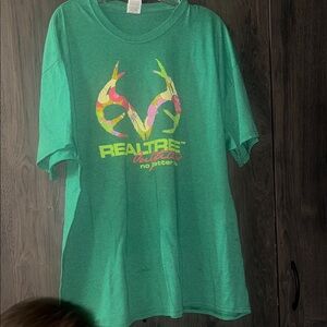green real tree shirt size 2XL